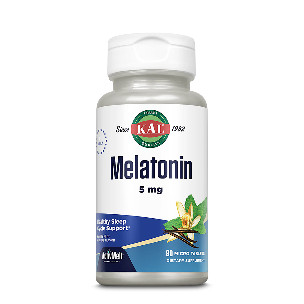 KAL Melatonina 5 mg Sabor Menta Vainilla 90 tab