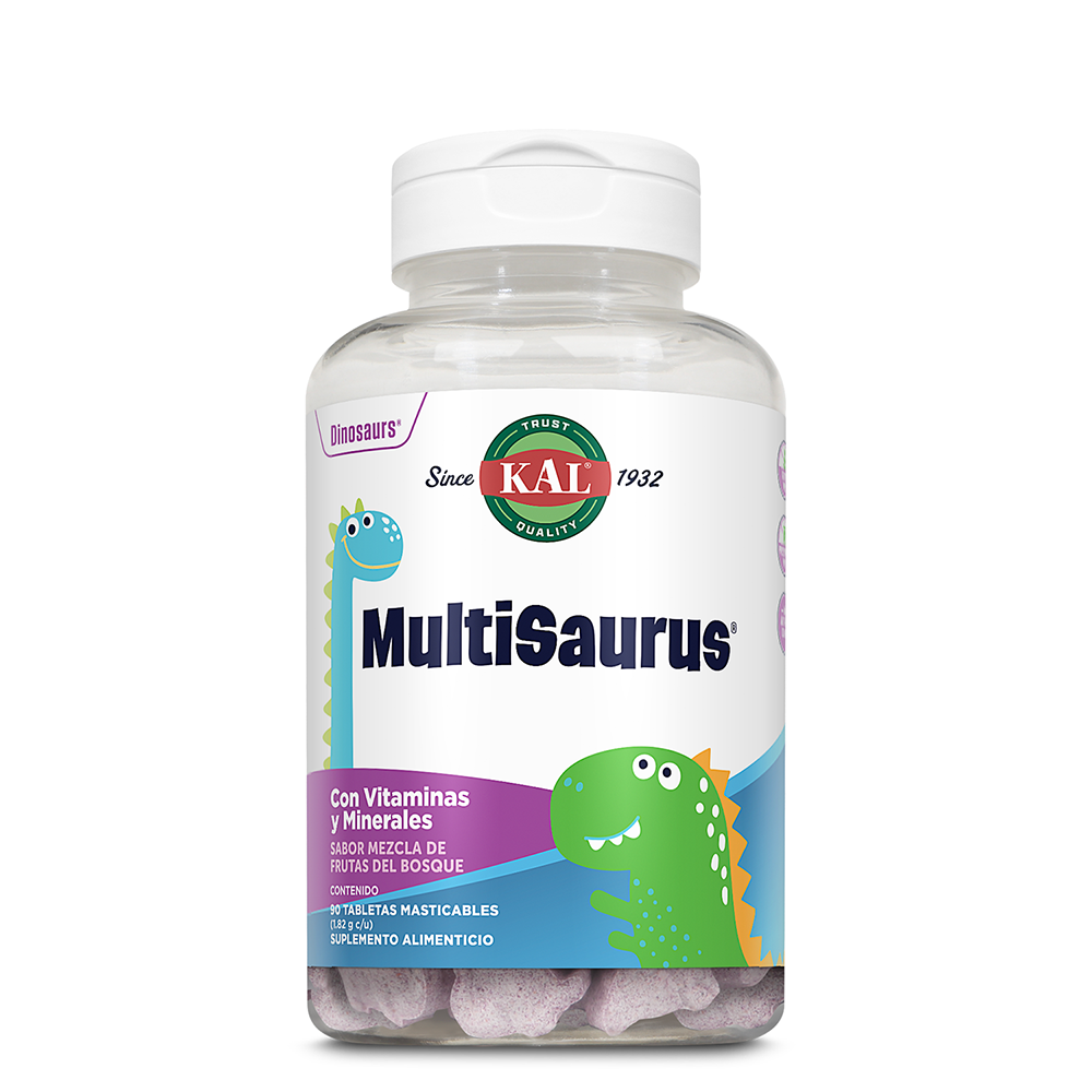 Kal Multisaurus / 90 tab (multivitamínico para niños)