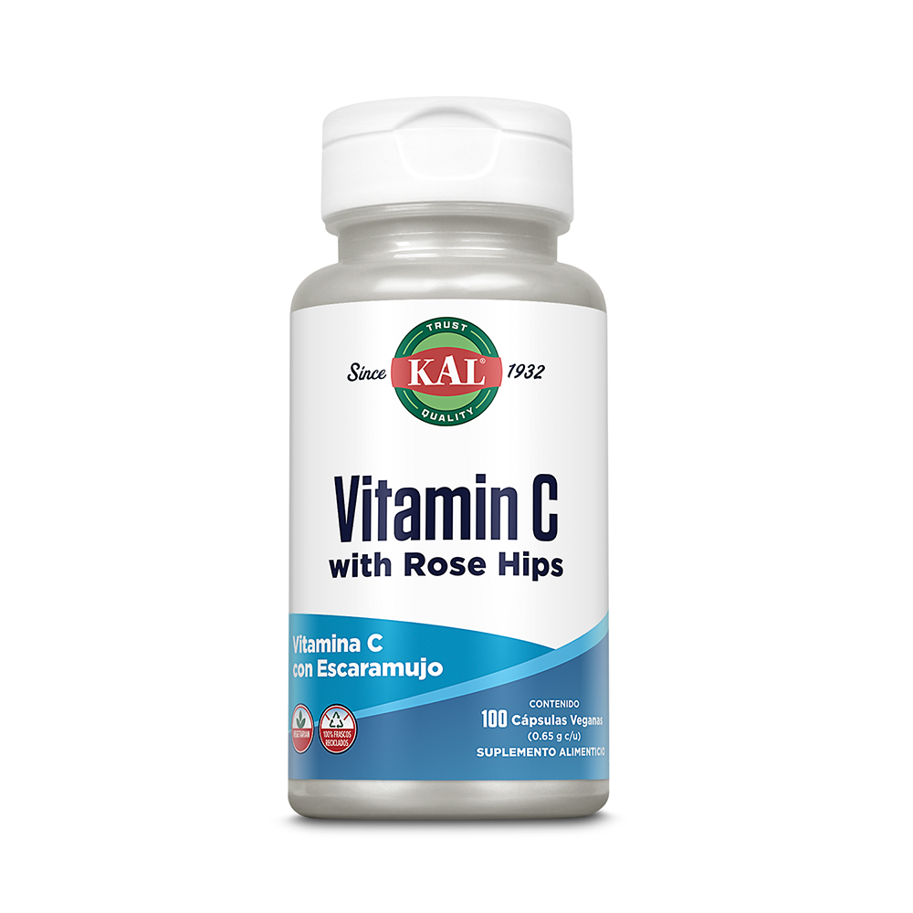 Kal Vitamin C with Rosehips / 100 cap