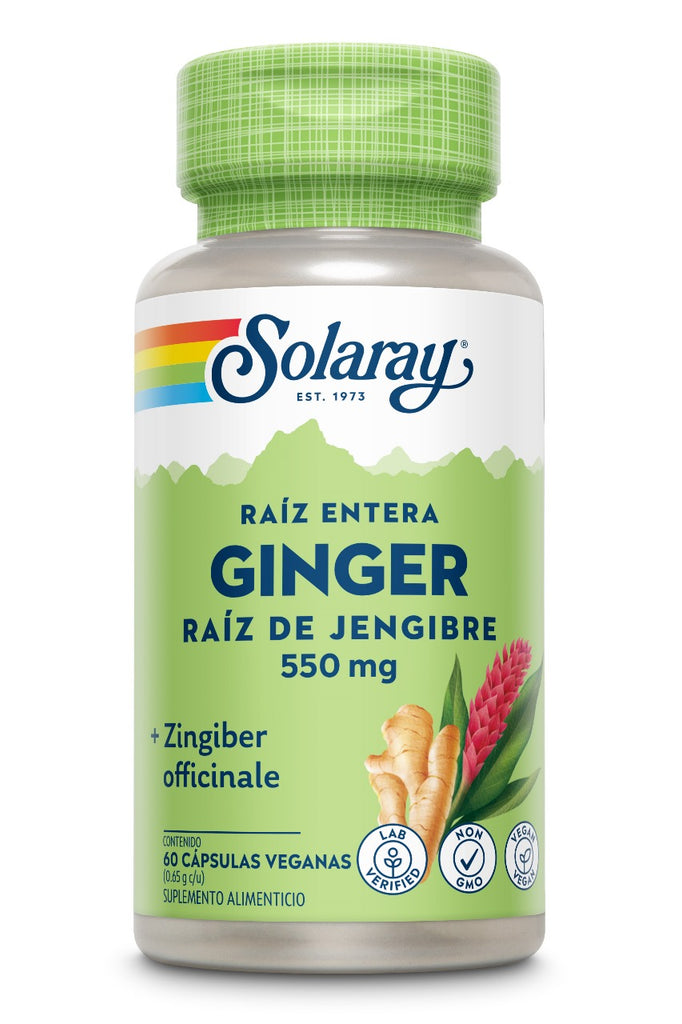 Solaray Ginger 550mg / 60 cap