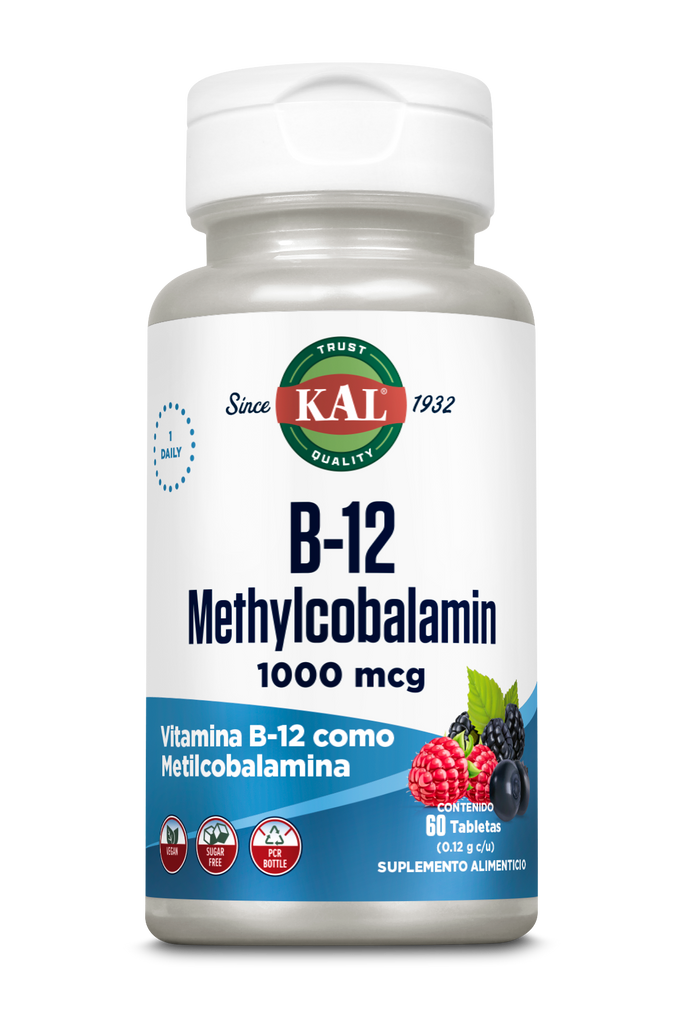 Kal B-12 Methylcobalamin 1000 mcg 60 tab