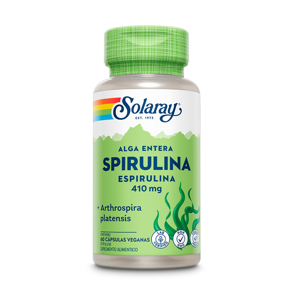 Solaray Spirulina Algae 410mg / 60ct