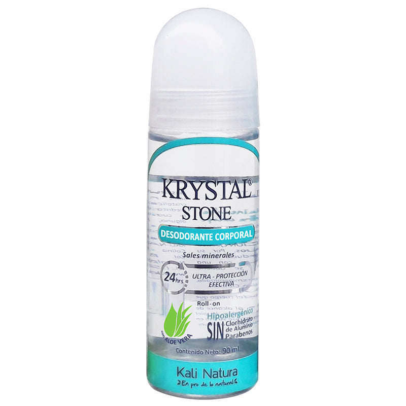 Desodorante Krystal Stone Roll-on Neutro, Hipoalergénico, Natural- Kali Natura