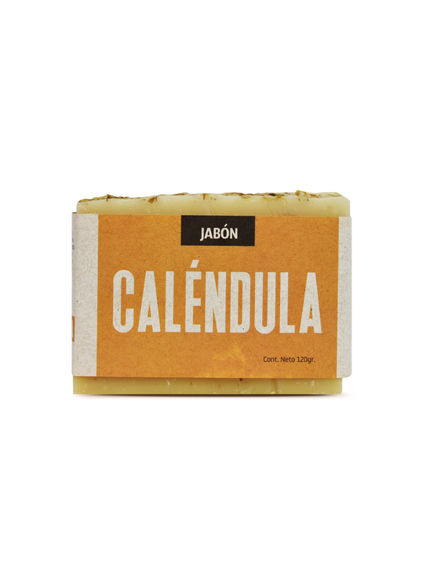 Jabón Orgánico Artesanal de Caléndula/ 120gr - Volviendo al origen