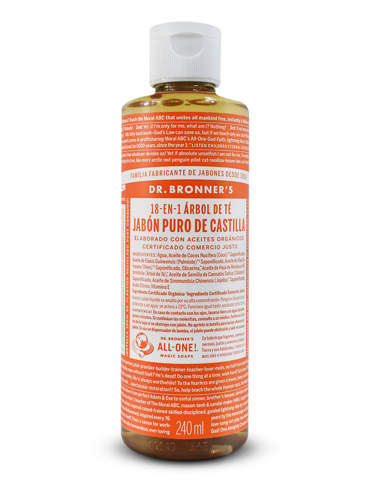 Jabón líquido puro de castilla té de árbol - Dr. Bronner's