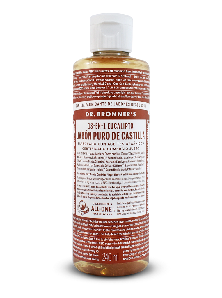 Jabón líquido puro de castilla eucalipto - Dr. Bronner's