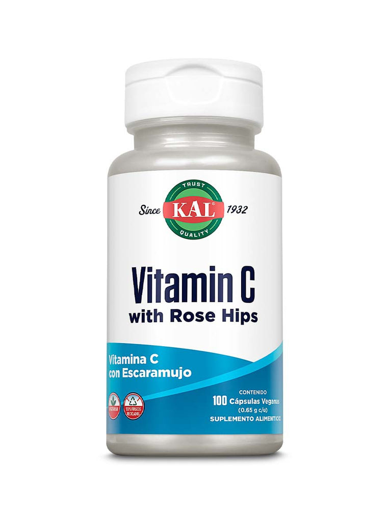 Kal Vitamin C with Rosehips / 100 cap